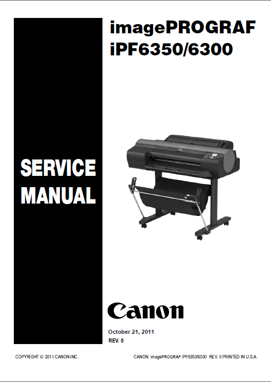 Canon ImagePROGRAF iPF6350 6300 Service Manual-1
